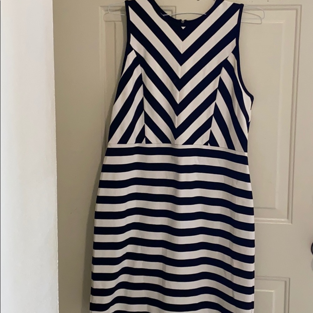 Loft Black and white Dress
